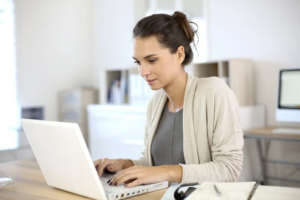 woman working on estimated taxes ProAdvisor CPA